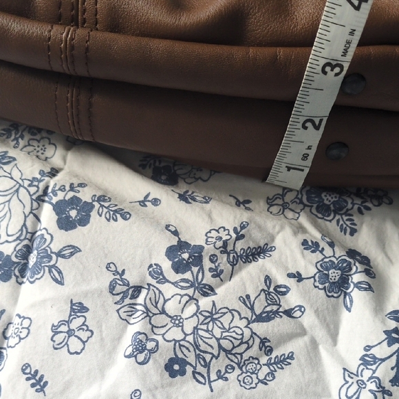 Peruzzi Brown Leather Satchel - Picture 11 of 11